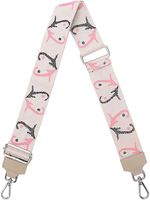 Pasek do torby szeroki 5 cm regulowany z saszetką włoski design 120 cm