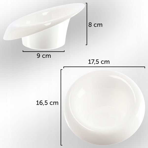 DONICZKA OSŁONKA IKEBANA KOMPOZYCJA BIAŁA 9 CM zdjęcie 6