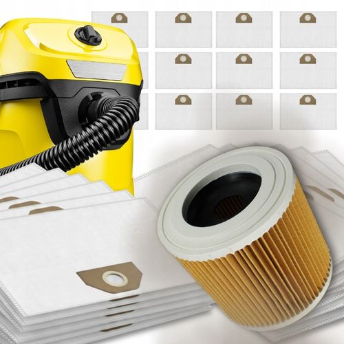 12x WORKI DO ODKURZACZA KARCHER WD3 WD 3 MV3 WD2 SE4001 KWD3 zestaw + na Arena.pl