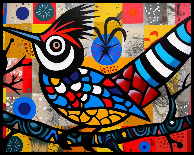 Plakat 76x60,5cm Ptak Na Wznak zdjęcie 2