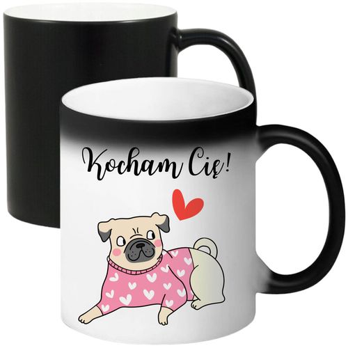 KUBEK MAGICZNY PREZENT DLA DZIEWCZYNY ŻONY MĘŻA CHŁOPAKA WALENTYNKI WZORY na Arena.pl