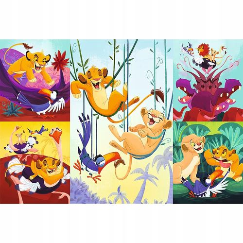 puzzle 100 dzielny król lew 16478 na Arena.pl