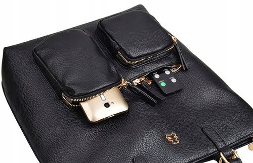 LuluCastagnette Klasyczna TOREBKA damska A4 Na ramię Do ręki Miś CZARNA na Arena.pl