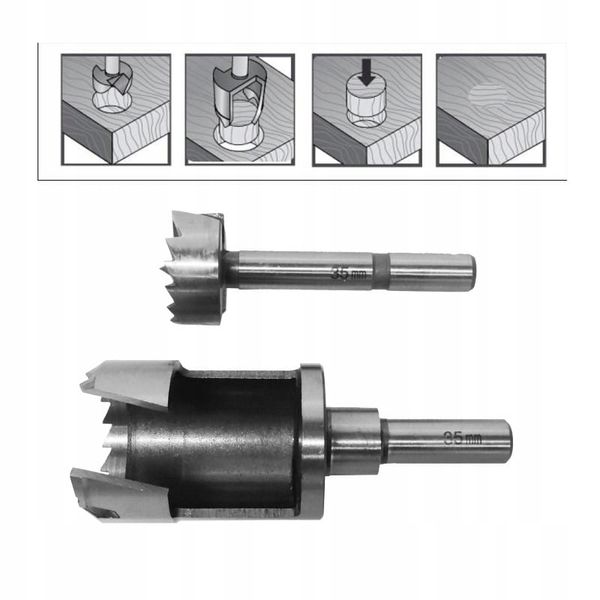 Frez AWTools AW40330 do drewna 40mm zdjęcie 2