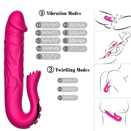 Realistic Tongue Stimulating Dildo Vibrator na Arena.pl