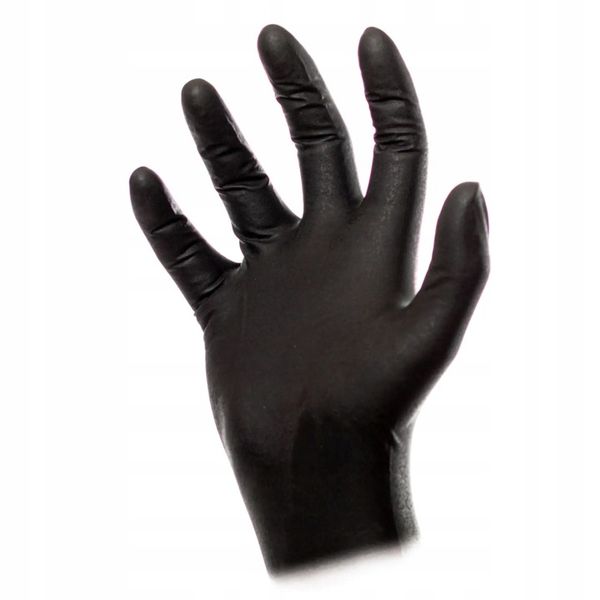 Rękawiczki Nitrylowe Jednorazowe Czarne 2szt. zdjęcie 1