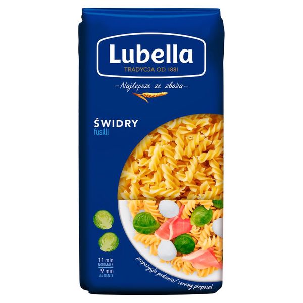 Lubella Makaron świdry 400 g zdjęcie 1