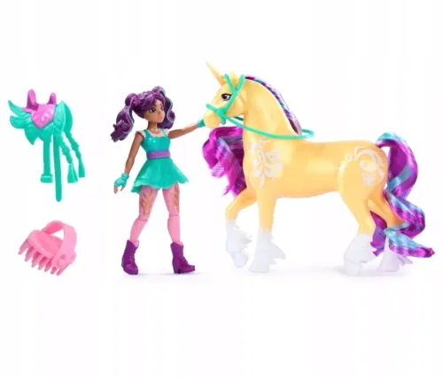 Akademia Jednorożców. Lalka Ava i jednorożec Listka + akcesoria na Arena.pl