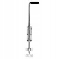 RYGIEL ZE SPRĘŻYNĄ 420 MM 42 CM ZASUWA ZASUWKA SKOBEL ZAMKNIĘCIE DO