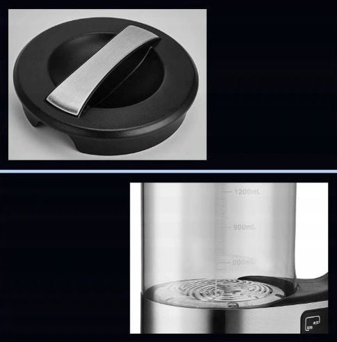 GENERATOR AKTYWNEGO WODORU JONIZATOR SZKLANY 2L WODY WODOROWEJ HEELLY na Arena.pl