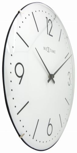 Zegar ścienny NeXtime Basic Dome 3157 WI na Arena.pl
