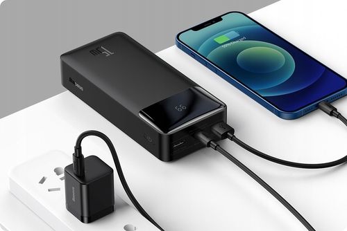 OGROMNY POWERBANK BASEUS 30000MAH 15W PD 3x USB USB-C BEZPIECZNY CE ROHS na Arena.pl