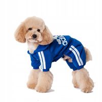 Dres ADIDOG ubranko dla PSA ZIMOWY kombinezon długość grzbietu 45 cm r. 2XL