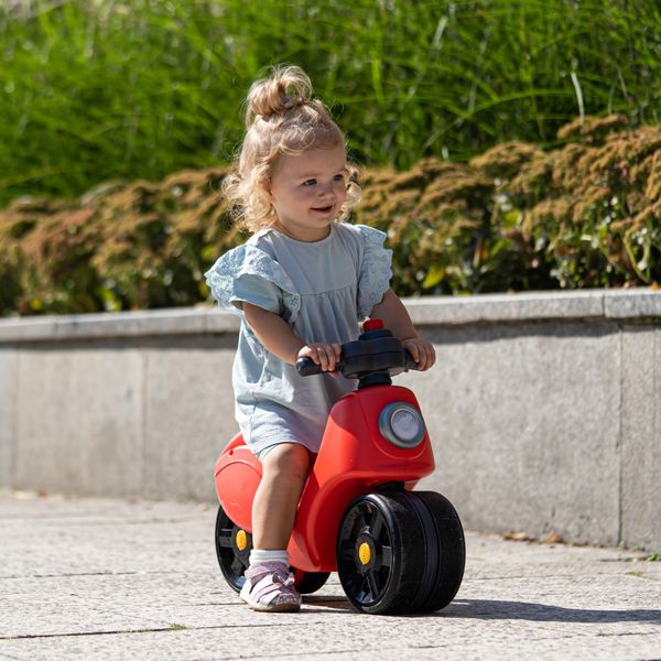 FALK Jeździk Scooter Strada Scooter Czerwony Ciche Opony od 1 Roku zdjęcie 8