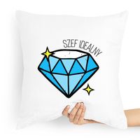 Poduszka Prezent Dla Szefa Szefowa Szef Idealny Z Nadrukiem Ze Zdjęciem