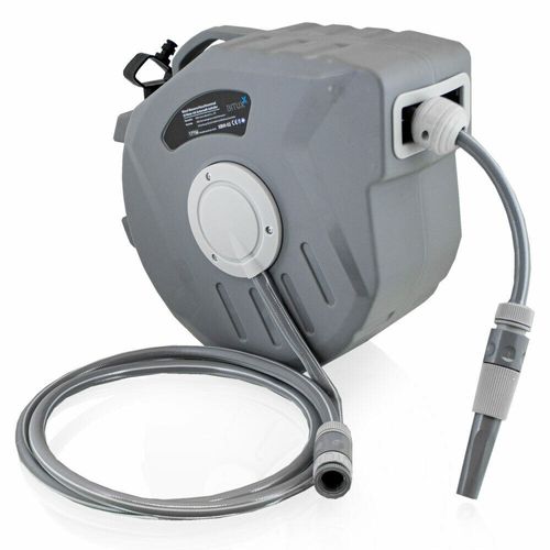 18058 Wąż ogrodowy na zwijaku automatycznym z zraszaczem 9 funkcji na Arena.pl