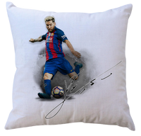 Poduszka Lionel Messi z autografem