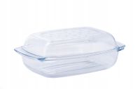 KADAX Naczynie Żaroodporne Z Pokrywką 4,1L Szklane