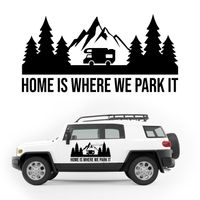 NAKLEJKA NA SAMOCHÓD camping las KAMPER przyczepę kempingową camper 100 cm