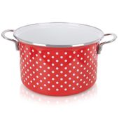 Garnek Emaliowany do Gotowania Tradycyjny na Gaz Indukcję 22 cm 4L