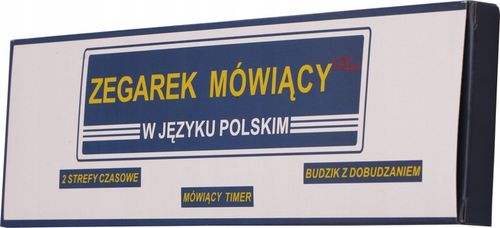 NOWY ZEGAREK MÓWIĄCY PO POLSKU Z BUDZIKIEM UT8817 Głos Męski GŁOŚNY na Arena.pl