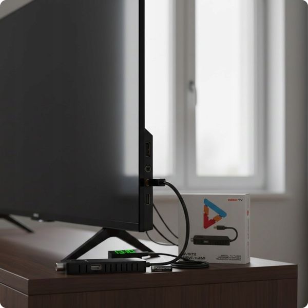TUNER DEKODER DVB-T2TV NAZIEMNEJ DEKO TV MINI HEVC HDMI PILOT zdjęcie 2