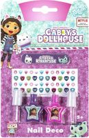 KOCI DOMEK GABI zestaw do manicure dla dzieci, lakiery, naklejki