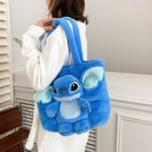 PLUSZOWA TORBA NA RAMIĘ STITCH MIĘKKA TOREBKA STICZ PREZENT