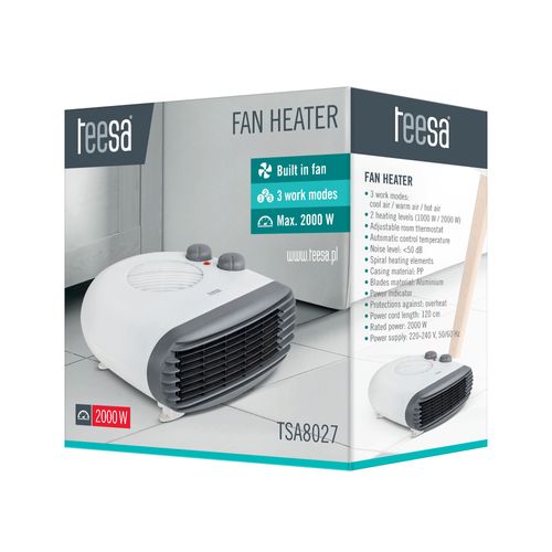 Termowentylator  TEESA  (1000 W,  2000 W) na Arena.pl