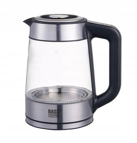 CZAJNIK ELEKTRYCZNY SZKLANY 1,7L 2200W REGULACJA TEMPERATURY LED LCD na Arena.pl