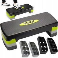 STEPPER STEP DO ĆWICZEŃ AEROBIKU FITNESS REGULACJA ANTYPOŚLIZGOWY 3 stopnie