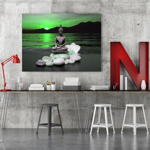 Obraz na płótnie - Canvas, Budda na kamieniach 2 60x40 na Arena.pl