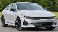 Kia K5 - Chromowane Listwy Grill Chrom Atrapy Zderzaka Tuning