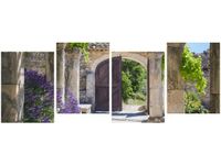 45CM 120 OBRAZ 4 ELEM STARE OPACTWO ST HILAIRE ŚCIENNY