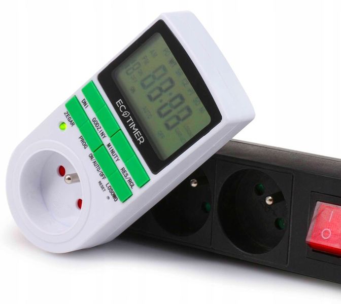 PROGRAMATOR CZASOWY WŁĄCZNIK WYŁĄCZNIK TIMER CYFROWY LCD - Polskie Menu zdjęcie 8