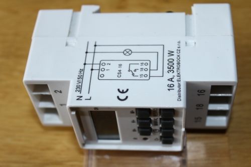 Programator czasowy Elektrobock CS4-16 na listwę DIN na Arena.pl