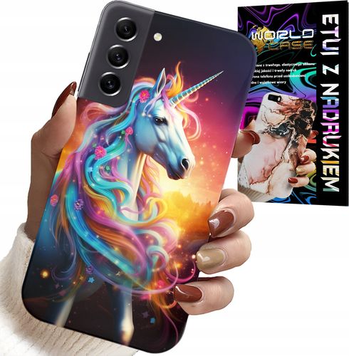 ETUI DO SAMSUNG GALAXY S22 - JEDNOROŻEC WZORY DLA DZIEWCZYNEK PREZENT na Arena.pl