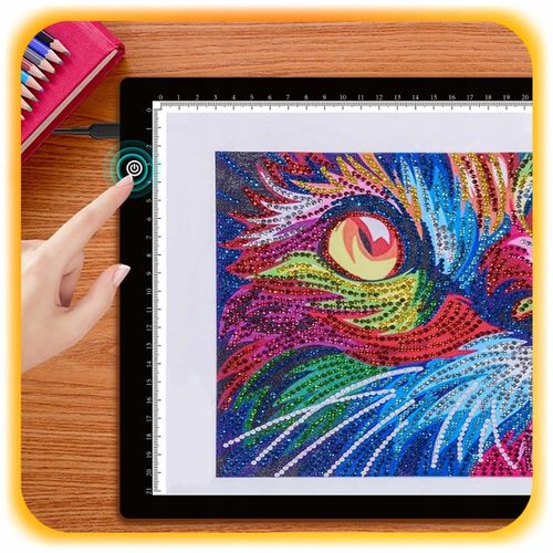 PODŚWIETLANA DESKA KREŚLARSKA LED TABLET GRAFICZNY DO RYSOWANIA A4 PREZENT na Arena.pl