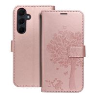 Kabura MEZZO Book do SAMSUNG A35 5G drzewo złoty róż