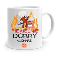 Kubek Prezent Dla Piekielnie Dobrego Kucharza Z Nadrukiem Ze Zdjęciem
