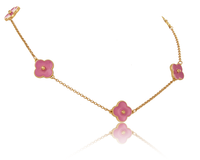 choker emaliowane kwiatki z kolekcji be like a barbie (c23/lat/139au)