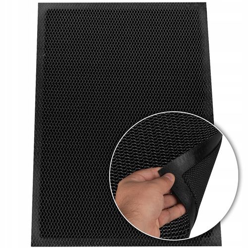 WYCIERACZKA POD DRZWI 3D WEJŚCIOWA DO BUTÓW ZEWNĘTRZNA GUMOWA MATA 60x90CM na Arena.pl