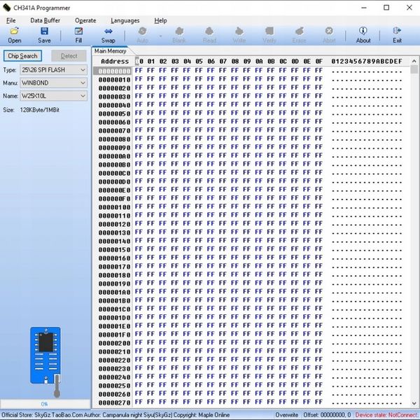 Programator EEPROM i Flash CH341A BIOS Duży Zestaw Do Programowania Układów zdjęcie 2