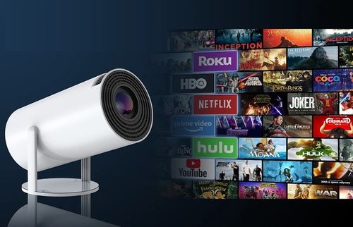 PROJEKTOR ALWTNIET HY300 PRO 4K SMART TV ANDROID WIFI RZUTNIK PRZENOŚNY na Arena.pl