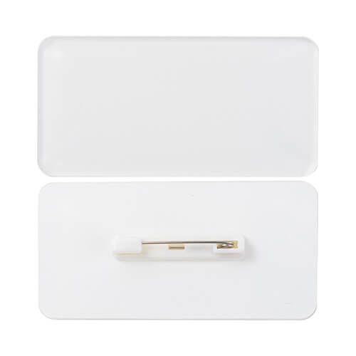 Identyfikator akrylowy 7,6 x 3,8 cm do sublimacji na Arena.pl