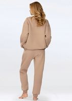 CIEPŁY GRUBY DRES REHEMA CAPPUCCINO S