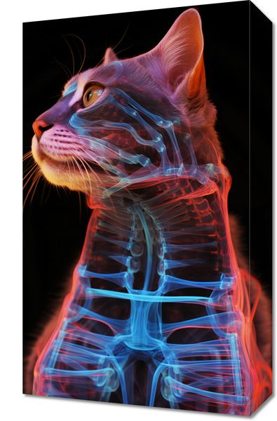 Obraz 30x50cm Anatomia Kota zdjęcie 1