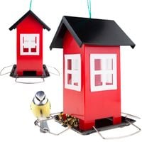 KARMNIK DLA PTAKÓW BUDKA ZIARNA KARMĘ OGRODOWY BALKON TARAS DZIAŁKA DRZEWO