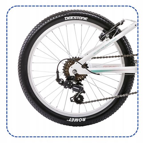 ROWER DZIECIĘCY 20 ROMET JOLENE KID MTB SHIMANO OŚWIETLENIE GRATIS na Arena.pl