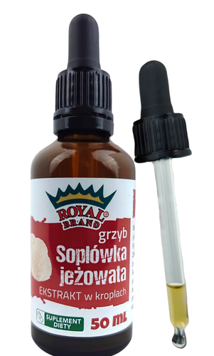 Ekstrakt Z GrzybÓw SoplÓwki JeŻowatej 50 ml - Royal Brand na Arena.pl